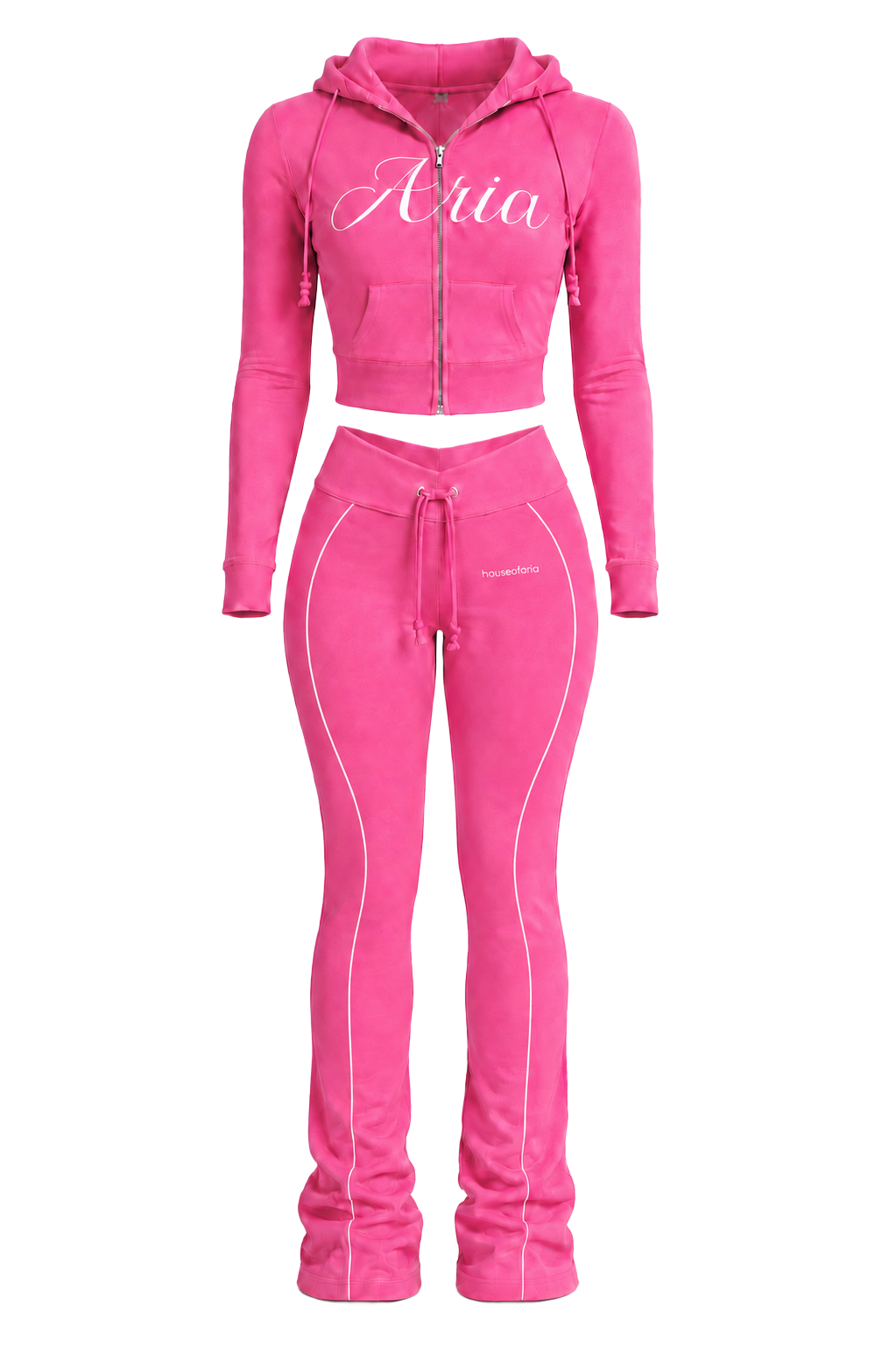Sunday Zip Set — Blush