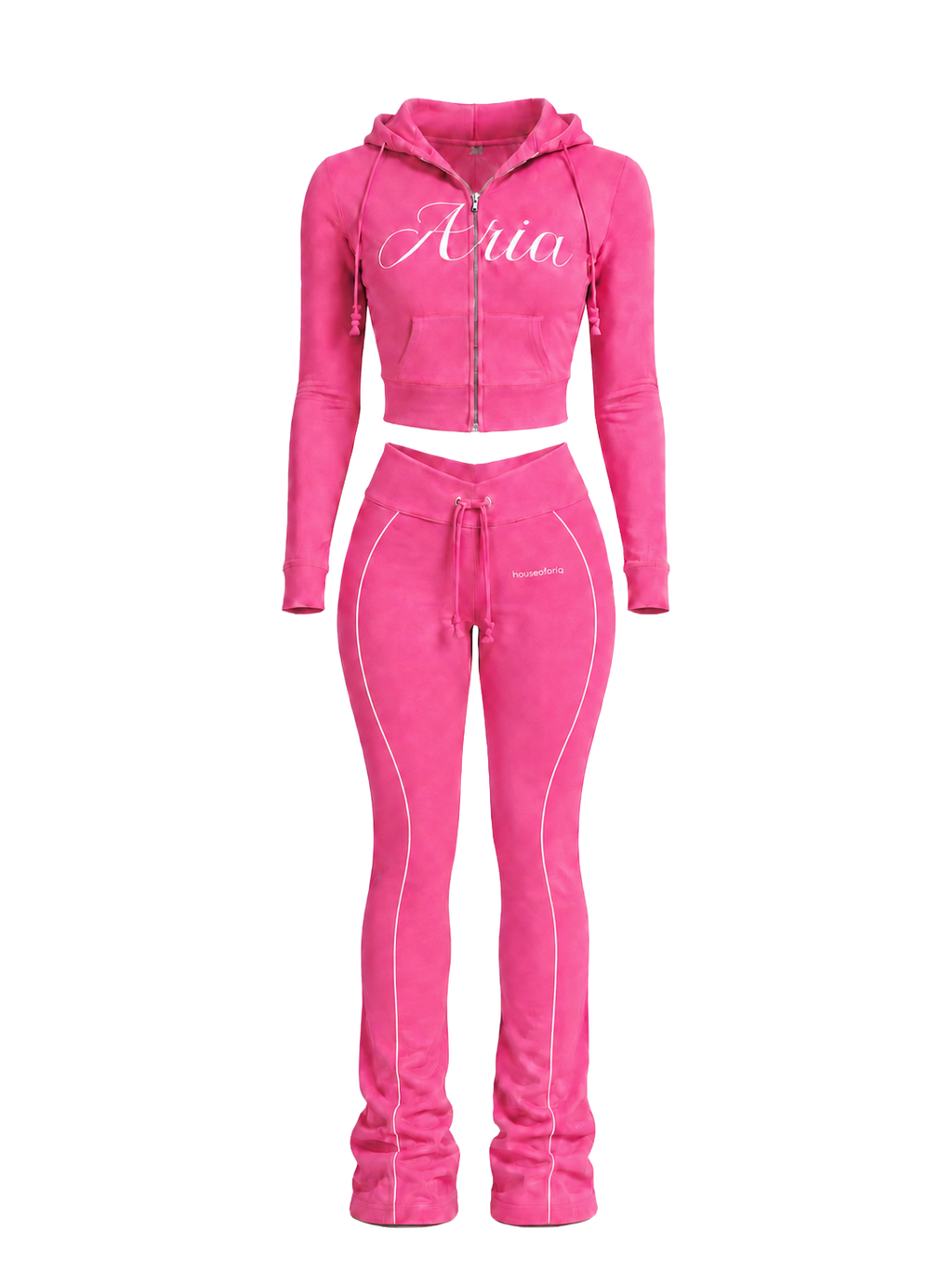 Sunday Zip Set — Blush