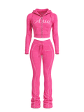 Sunday Zip Set — Blush