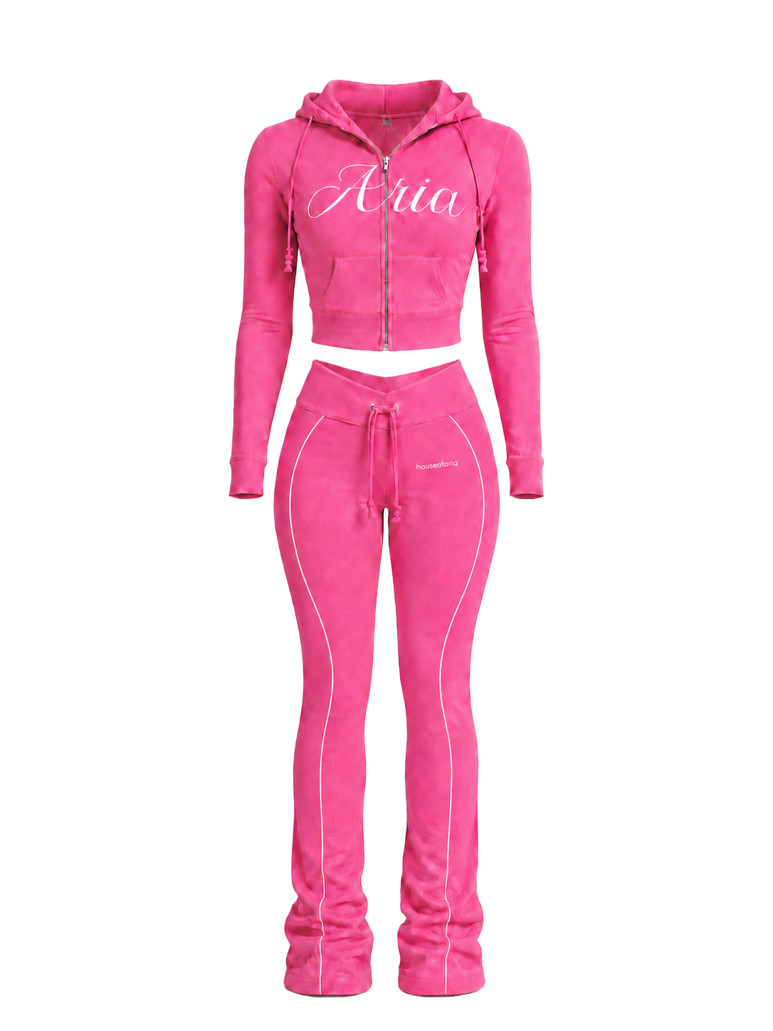 Sunday Zip Set — Blush